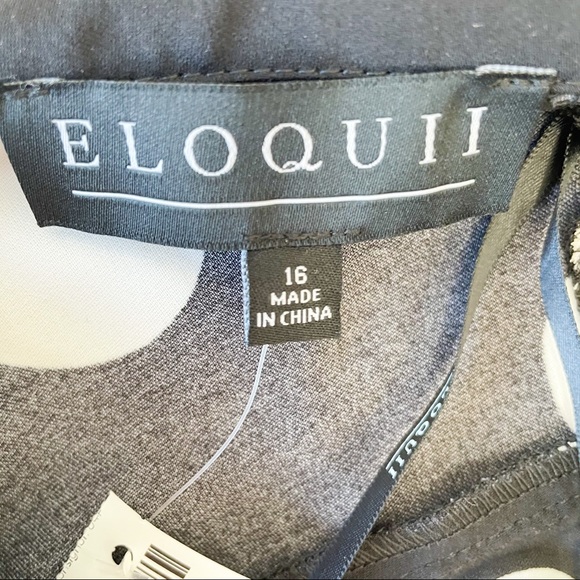 Eloquii • Mod Sleeveless Polka Dot Blouse • 16 - Picture 8 of 11